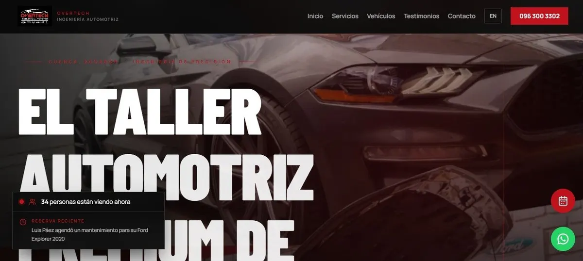 Portada de tallerautomotrizcuenca.com